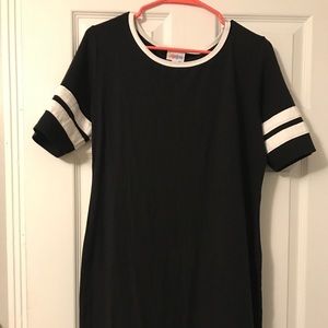 Black Lularoe Julia dress- worn once!